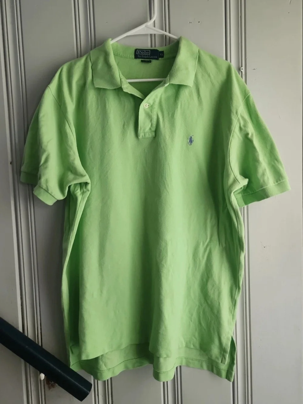 Polo by Ralph Lauren Men’s Lime Green Cotton Polo Shirt XL